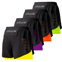 2024 Running Shorts Sportswear 2 in 1 Training Short Pant Summer Double-deck Beach Homme Jogging Clothing Gym Sport Shorts Men 1