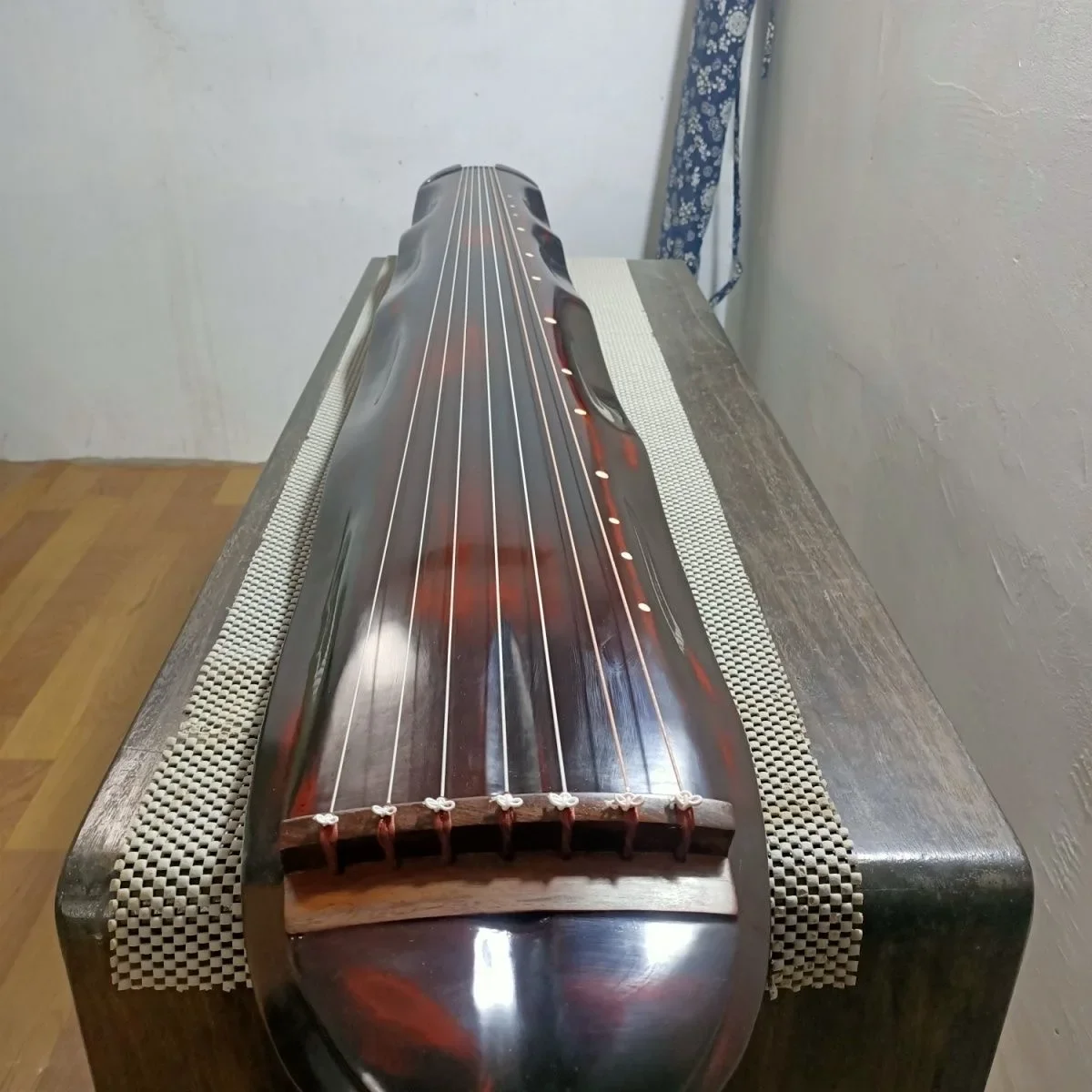 High Level 60Years +Fir Wood Guqin 123cm 7 Strings Professional Handmade Jiaoye Guqin Zither for Advanced