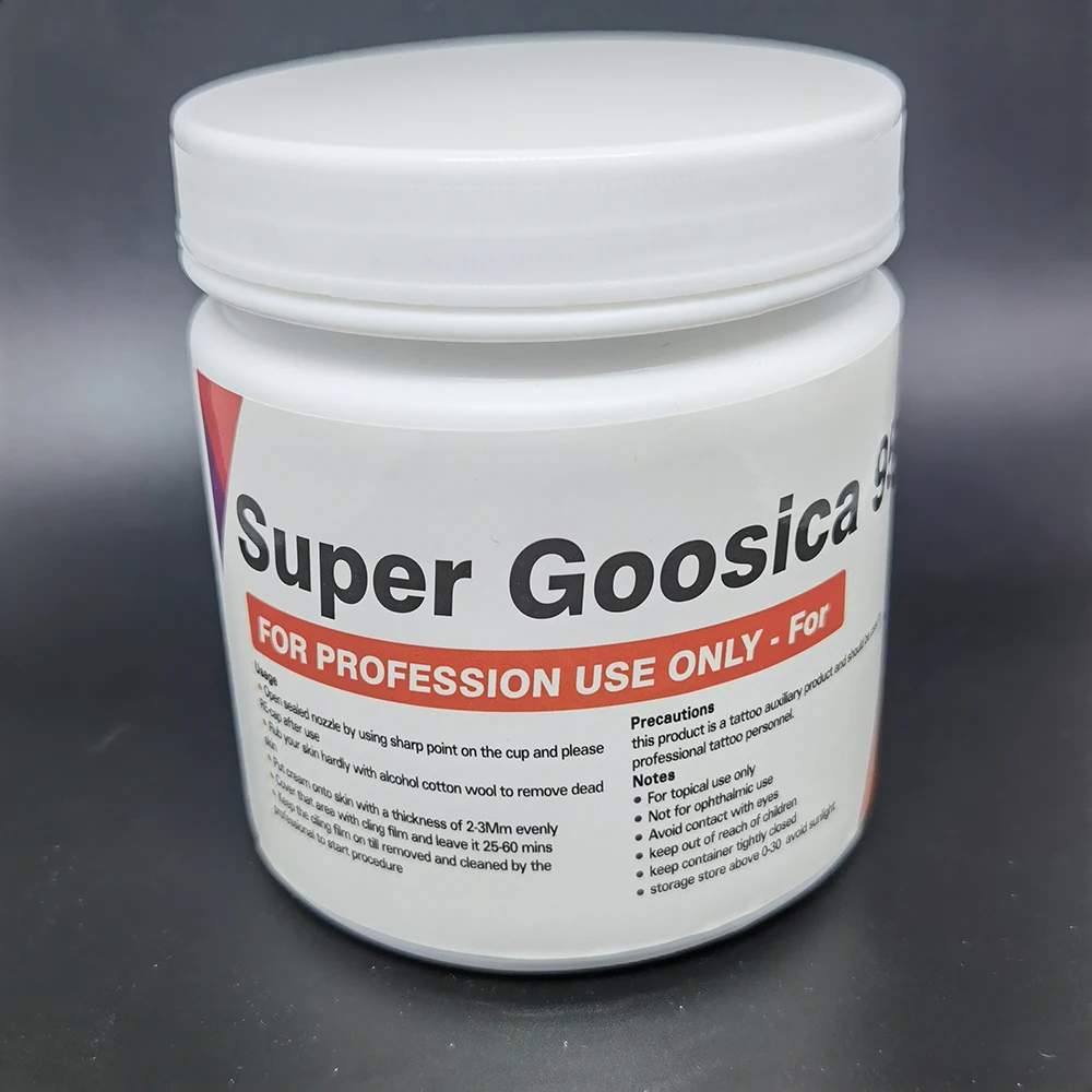 Newest 95% Super Goosica Original Microneedle Tattoo Cream 500g for Permanent Makeup Eyebrow Lips Beauty Auxiliary Cream