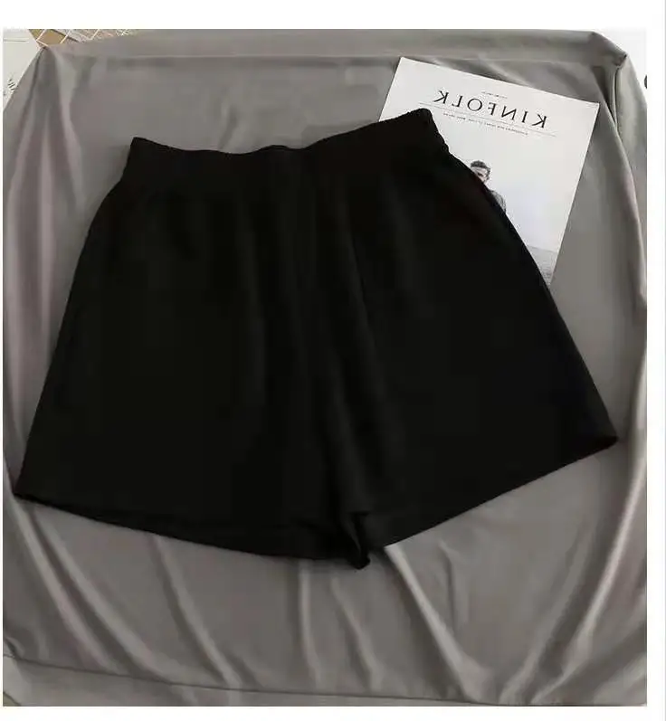 Solid Sports Shorts Women Fashion Simple Loose Shorts Woman Daily Casual Short Pants Ladies High Waist Summer 2022 HOT Sale X151 shorts