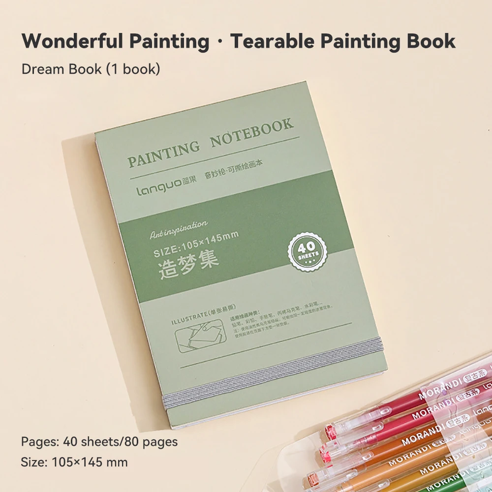 Premium 100% Cotton Watercolor Sketchbook - 300g Artist Journal & Drawing Notebook