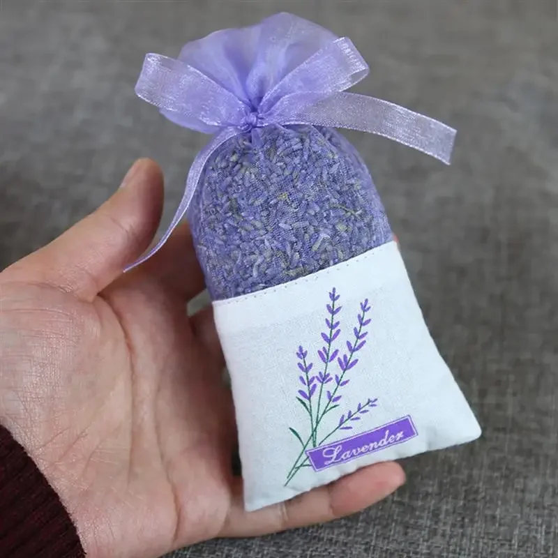 30pcs New Empty Sachets Bag Flower Printing Fragrance Lavender Sachet Bag Lavender Sachet Bags Purse Fragrance Bags
