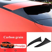 For XPeng G6 Car rear window carbon fiber texture trim panel shutter protective cover modification accessories 5