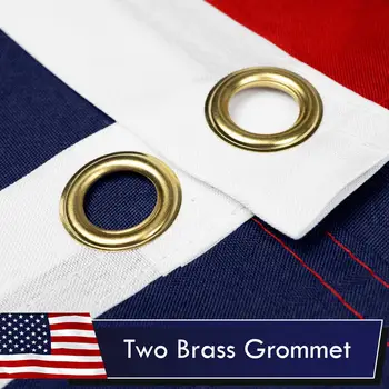 3x5 American Flag - Heavyweight/Durable/Weatherproof with Brass Grommets
