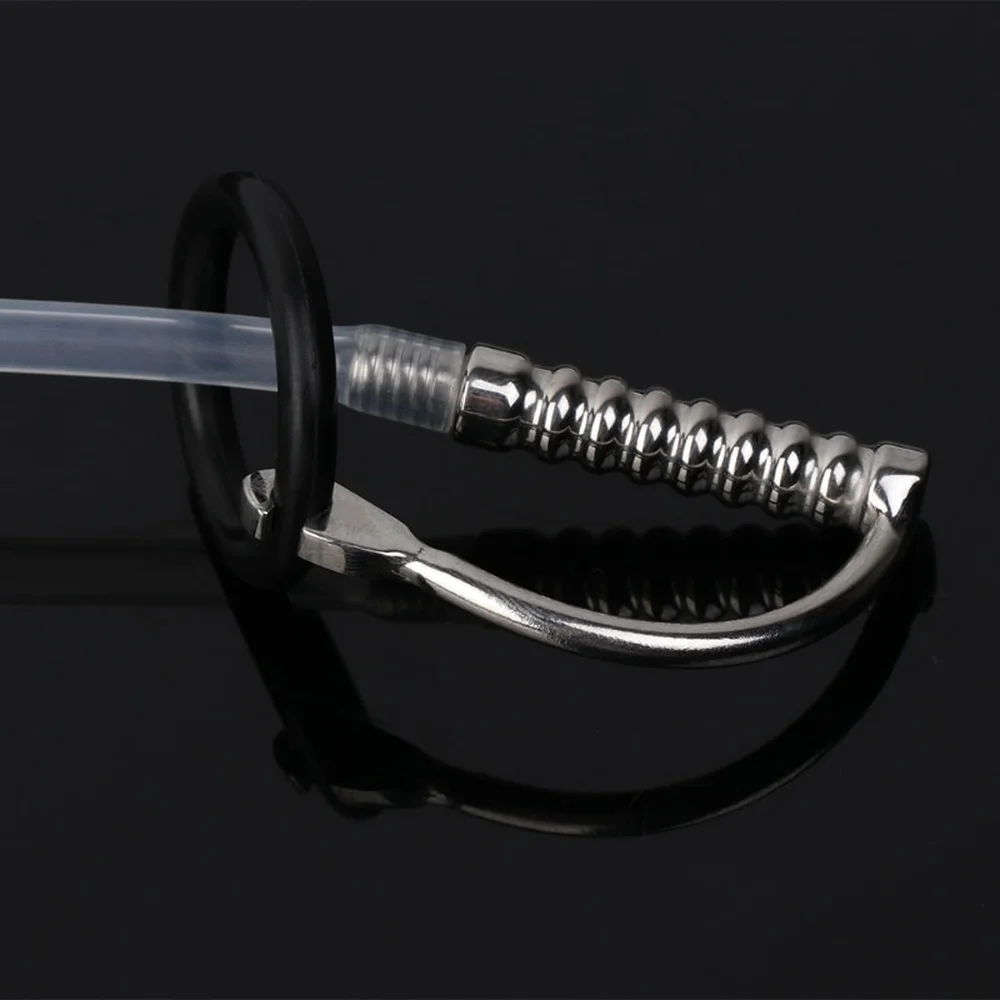 WAKEWAY Male Urethral Sound Penis Plug Probe Catheter Prince Wand Male Hands Free Masturbator Ball Stretcher Sex Toy For Man urethral dilator silicone urethral dilator