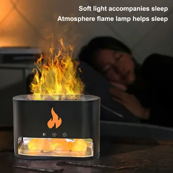 Himalayan Salt Lamp Diffuser with 7 Colors Light & Timer Essential Oil Diffuser Aroma Diffuser Aromatherapy Diffuser for Bedroom 1