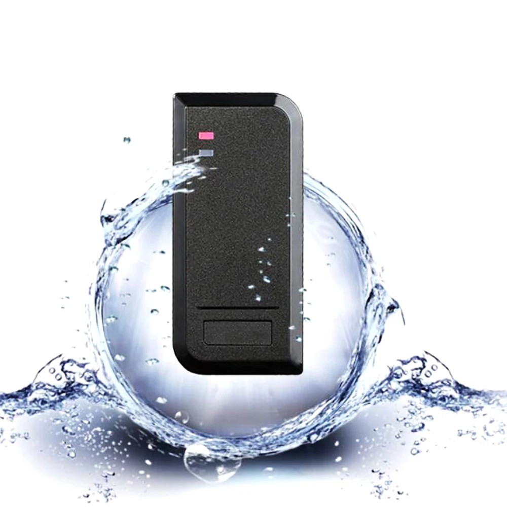 

S2R IP66 Waterproof Proximity Rfid Card Reader Door Access Control Keypad 125KHz 13.56Mhz Wiegand 26/34 Slave Reader