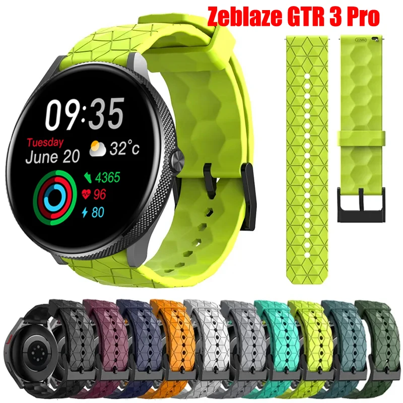 Breathable Silicone Sports Watchband - 22mm Swim Strap
