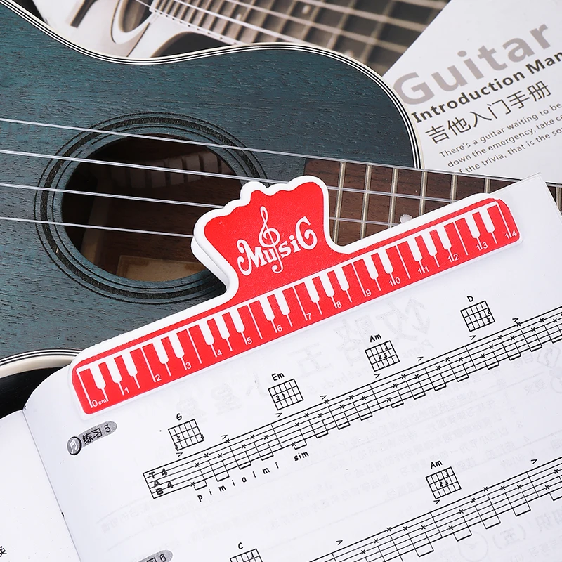 

Holder Music Sheet Clip ABS Book Clips 4x2x1cm For Guitar Magazines Newspapers Note Page Parts Piano Recipe Song