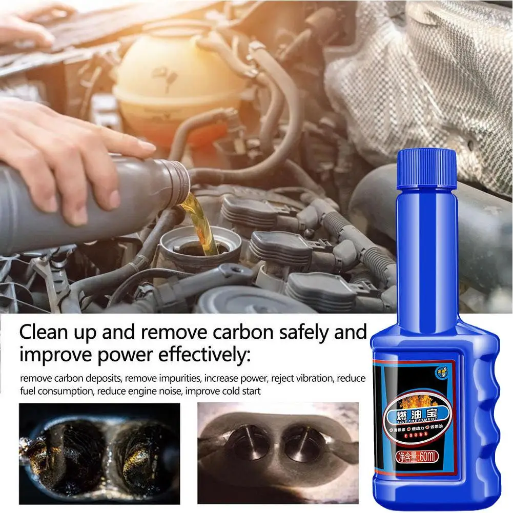 Fuel Saver 60Ml Car Fuel Treasure Fuel Saver Additive To Save Gas Oil Increase Power For Remove Engine Carbon Deposit Or Quick Easy Starts