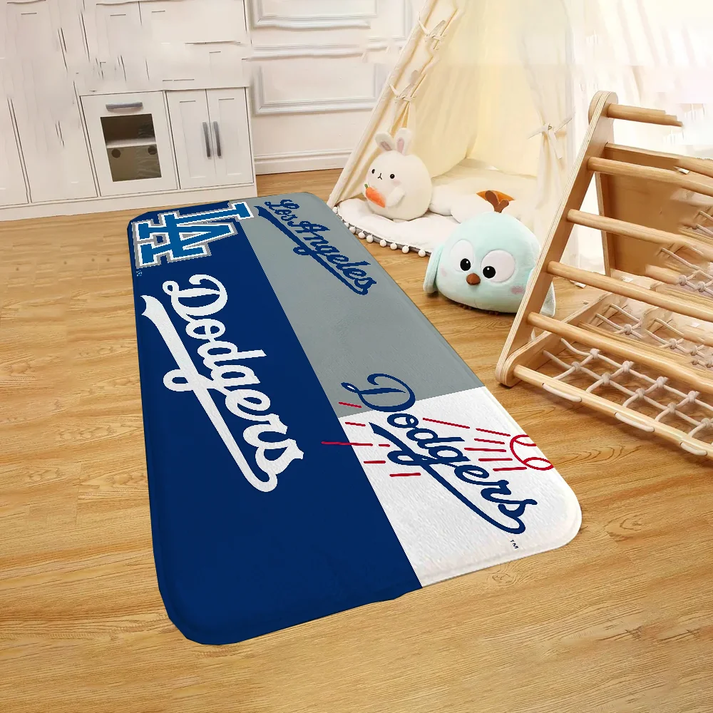 Los Angeles Dodgers Welcome Mat Kitchen Carpet Non-slip and Washable Kitchen Mat Living Room Rugs Doormats Entrance Doormat Bath 3
