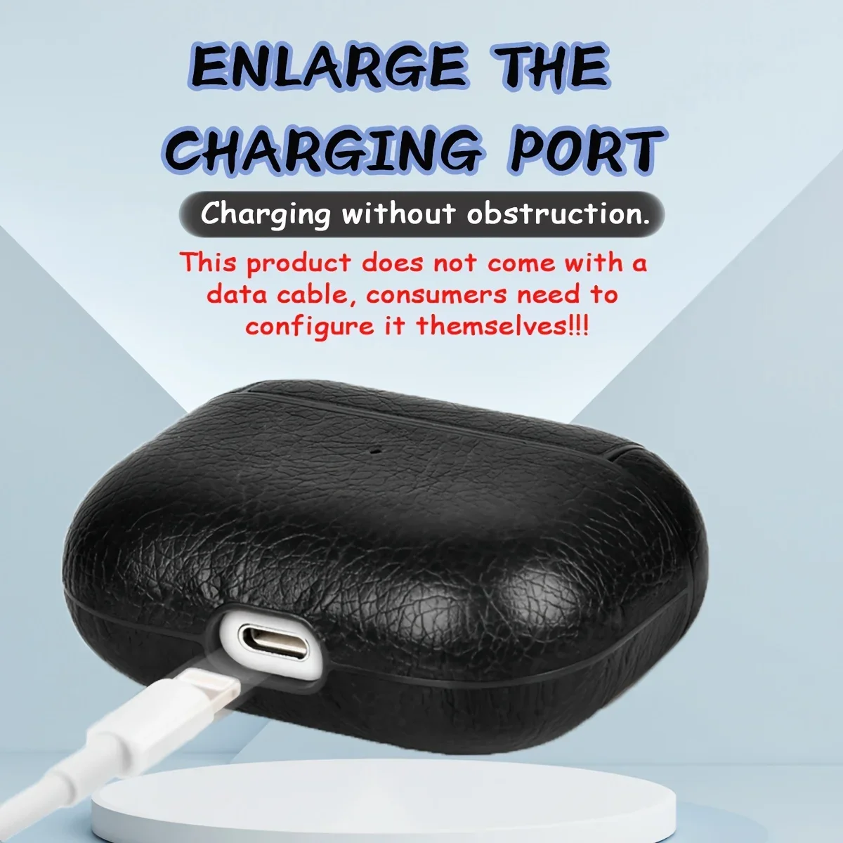 Leather earphone cover suitable For Apple Airpods 1 2 3 4 Pro Pro2 minimalist protective case