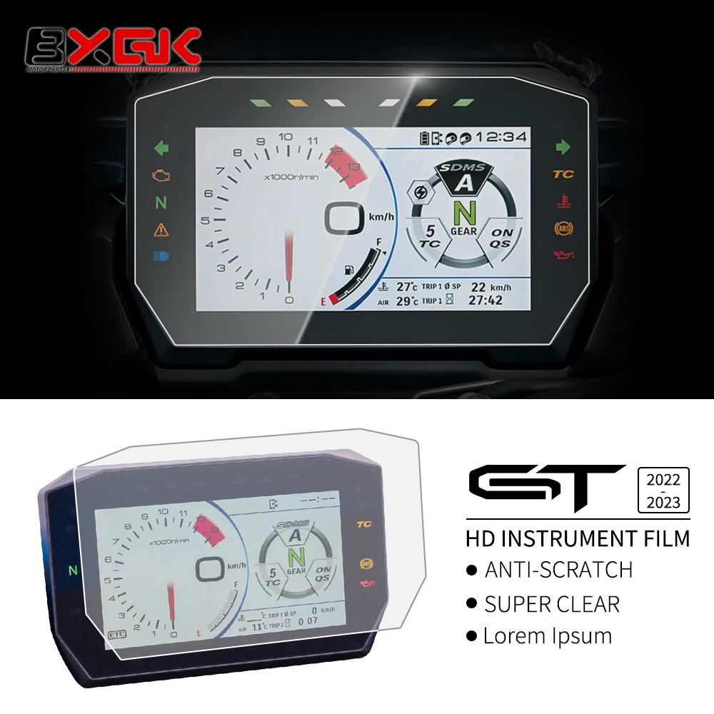 스즈키 GSX-S1000GT GSX S1000GT S1000 GT 2022 2023 스크래치 클러스터 스크린 보호 패널 필름 대시보드 스크린 프로텍터