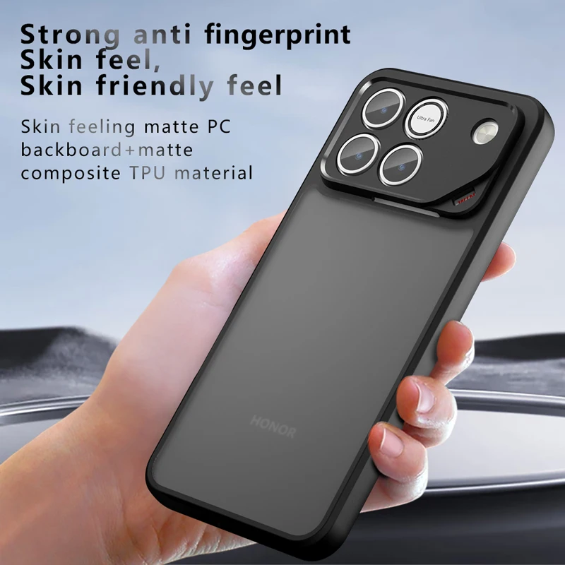 Shockproof Frosted Matte Anti-Fingerprint Transparent Cover
