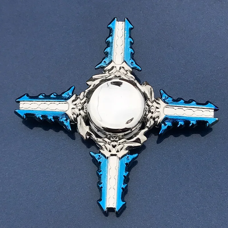 Premium Metal Fidget Spinner for Stress Relief and Relaxation - Perfect Gift for Adults