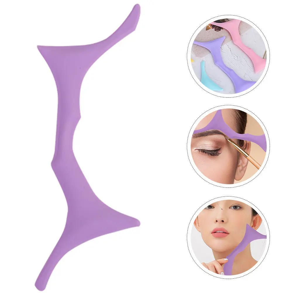 실리콘 눈썹 모양 만들기 스텐실 전문 메이크업 가이드 템플릿 눈썹 쉐이퍼 자연스러운 뷰티 액세서리 눈썹 템플릿