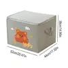 Large Capacity Clothes Quilt Storage Bag Cute Cartoon Animals Foldable Non Woven Storage Bag Wardrobe Storage Clothes Organizer 6