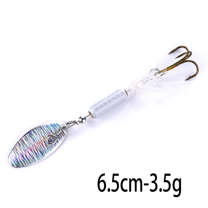 MISTER LURE - leurre de pêche, hélices S010 13g 77mm, Spinner, truite, leurre en