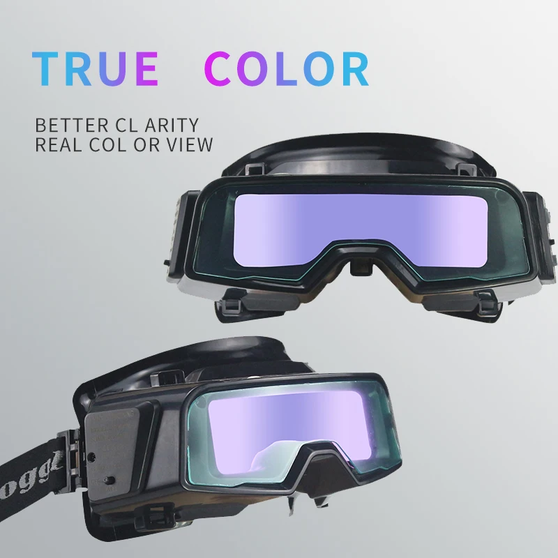 Outside Control Solar Auto Darkening True color Welding Glasses Welder Mask Welding Helmet With Shade eara Din9-Din13