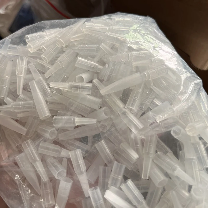 100pcs/bag 1RL/3RL/5RL/5F/7F Disposable Permanent Makeup Eyebrow Lip Tattoo Tips Needle Caps for Tattoo Machine