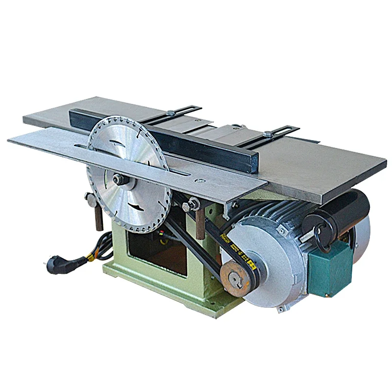 

Wood table planer and jointer woodworking lathe 150mm wood planer Multi-Function electric table saw WTP150