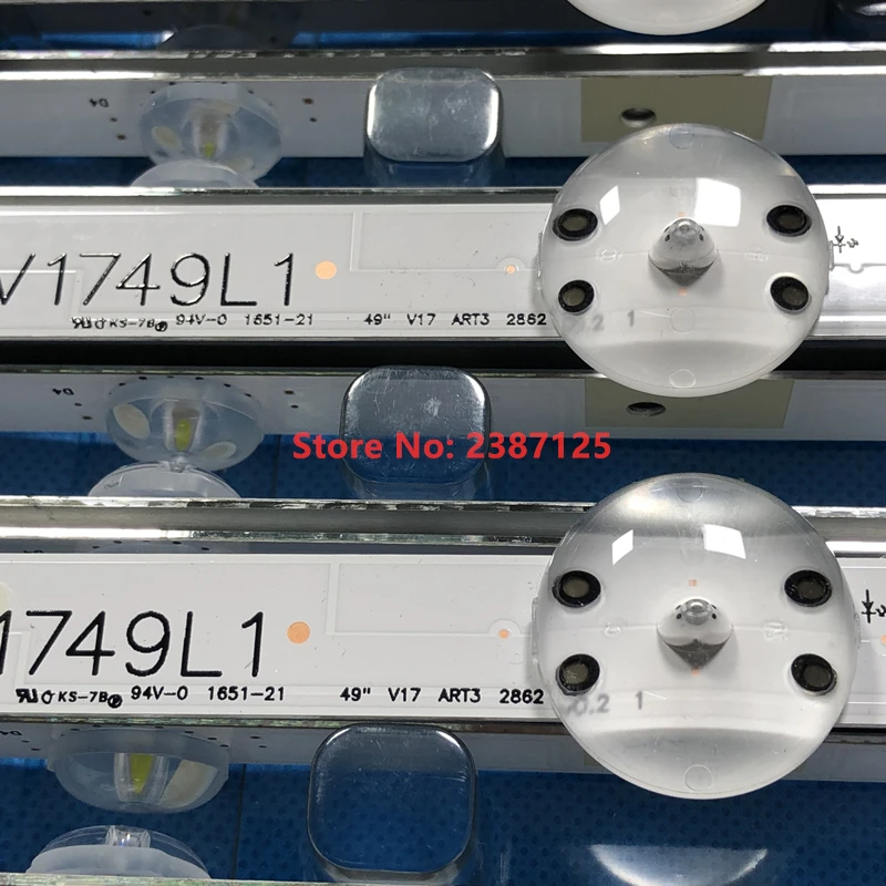LED 백라이트 스트립 49LV340C 49UJ6500 49UJ6560 49UJ6600 49UJ6620 49UJ6680 49UJ652T 49UJ654T 49UJ651T 49UJ656T LC490DUE-FKM1