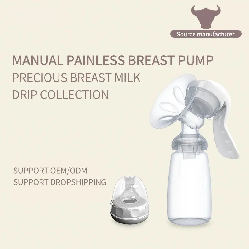 Dr.isla Breast Pump Baby Nipple Manual Suction Milk Pump Feeding Breasts Pumps Milk Bottle Sucking Postpartum Supplies