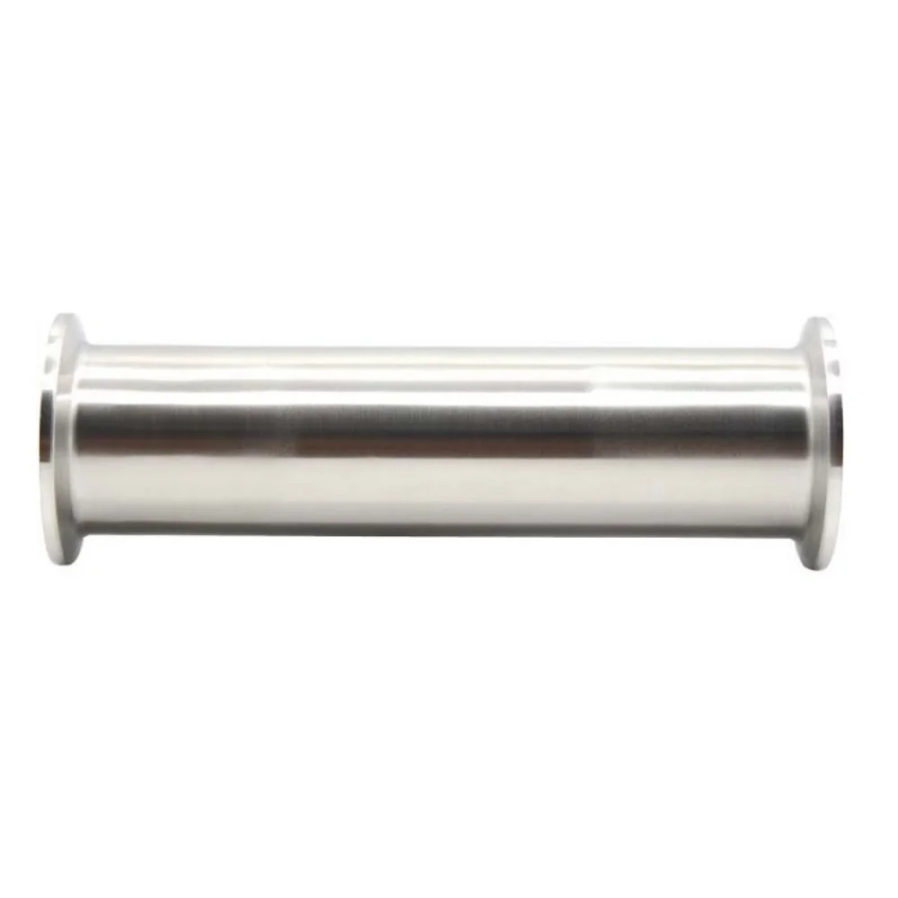 1.5"(38mm)OD50.5mm Sanitary Tri Clover Spool Tube/Pipe , Length 152mm Tri Clamp Pipe Thickness 1.5mm