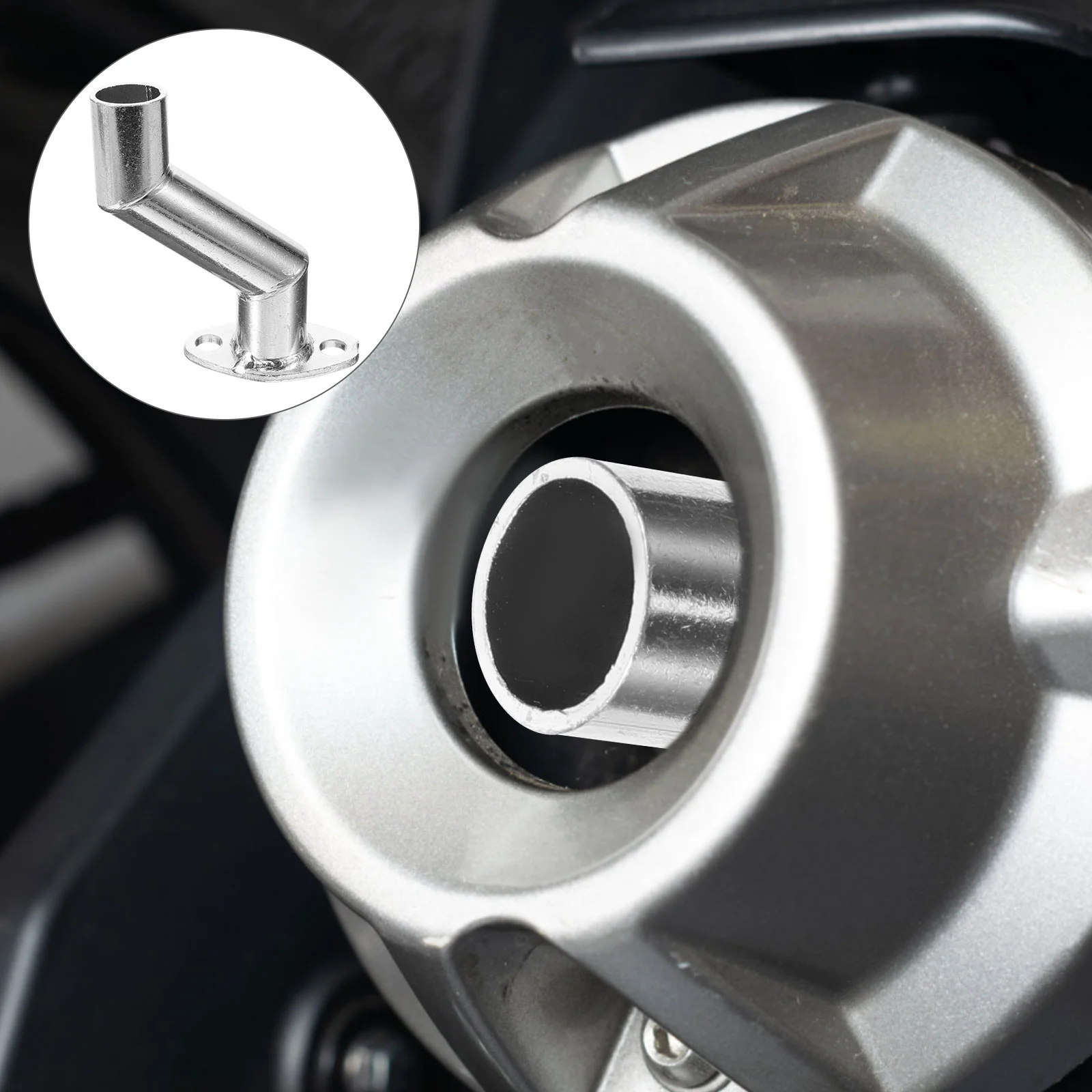 

Bicycle Accessories Motorcycle Exhaust Pipe Intake Hose Manifold Metal Iron Tail