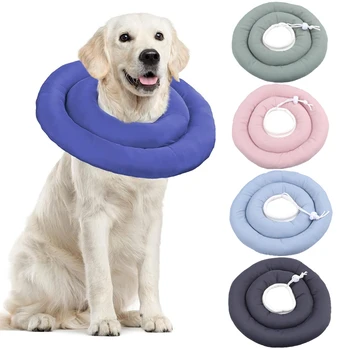 Adjustable Dog Protective Donut Collar 1