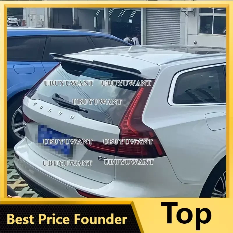 

Для Volvo V60 2017 2018 2019 + спойлер из АБС-пластика крылья багажника автомобиля задний спойлер V60 аксессуары предназначенные для украшения