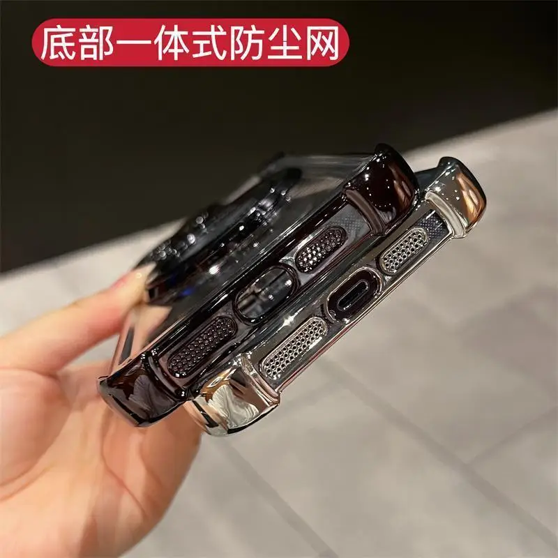 15promax four corners airbag drop iPhone 14 magnetic stand 13 with lens film 12 new full package 15promax 14promax 13promax 12pr