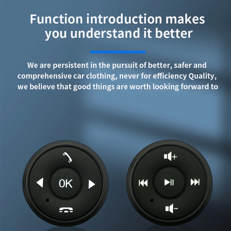 Wireless Car Steering Wheel Control Button 10 Key For Android Radio MP5 Player Car DVD Universal Multi-function Switch Remote