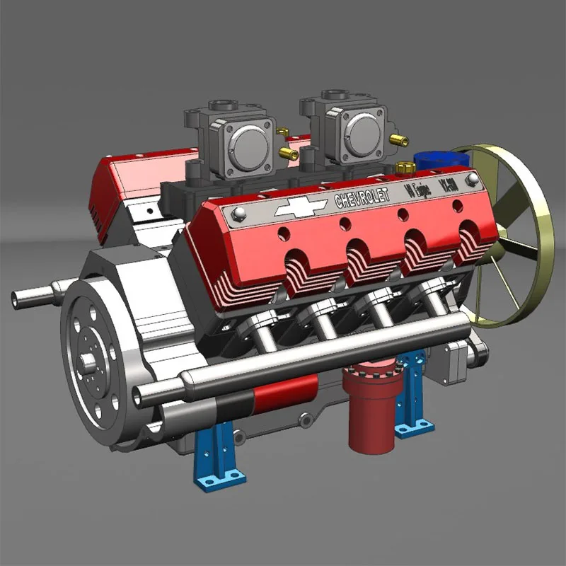Рисунок 5 - Модель двигателя V8 может запустить VX800
