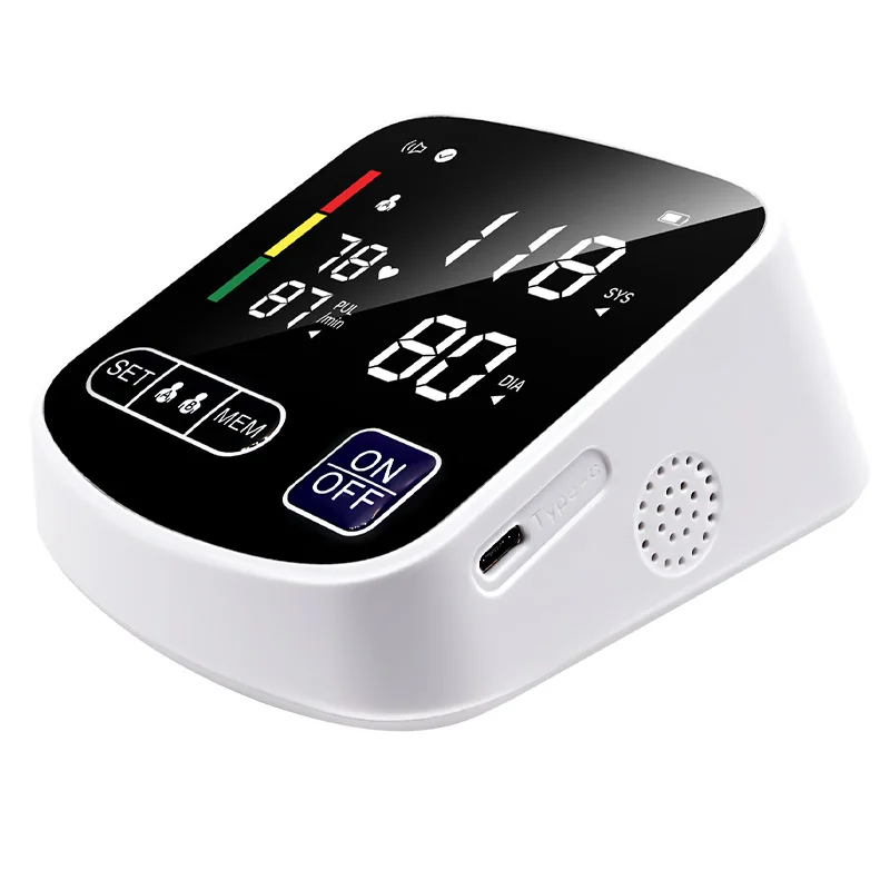 Medical Automatic Arm Blood Pressure Monitor Heart Beat Rate Pulse Meter Tonometer Sphygmomanometers digital tensiometers