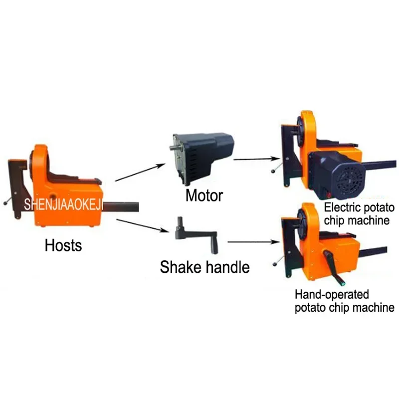Electric Spiral Potato Slicers Electric Potato Chip Machine Automatic tensile spin-cut potato tower machine 220V 1pc