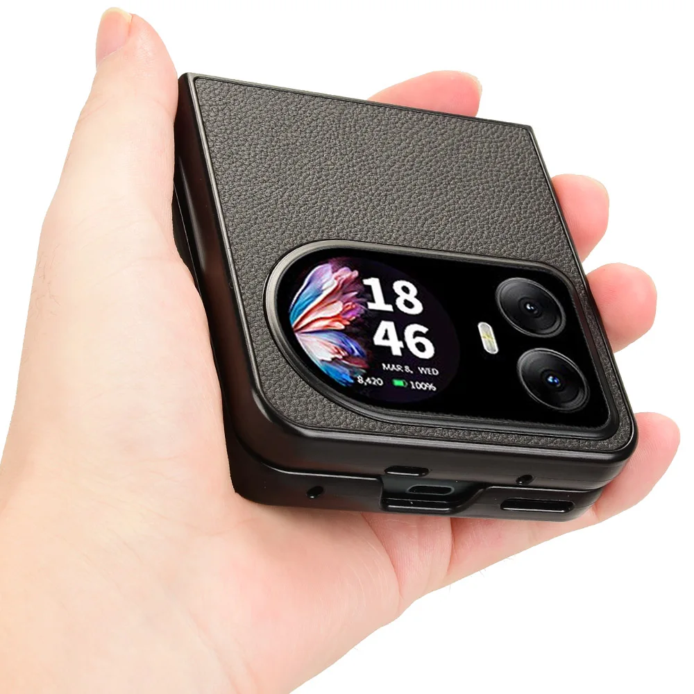 Luxury PU Flip Phone Case with Card Slot and Full Protection Back Cover