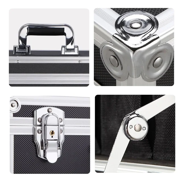 Suitcase Complete Tool Box  With Lock Hardware Combination Multi-layer - Image 4