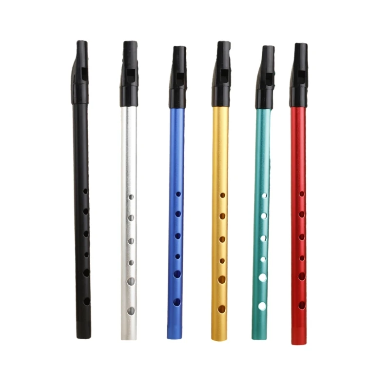 

Портативный оловянный свисток с 6 отверстиями, флейта, традиционные музыкальные инструменты, прочный