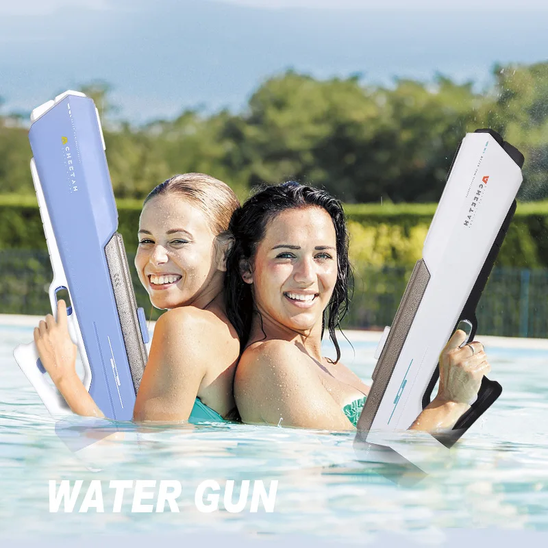 1000ML Super Electric Water Gun Beach Pool Toys, US Children Boys Girls Squirt Guns, Summer Outdoor Shooting Play Launcher Gifts 6