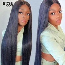 

360 Straight Wig 13*6HD Transparent Lace Wigs13x4 Lace Front Human Hair Wigs For Block Women Brazilian Straight Lace Frontal Wig