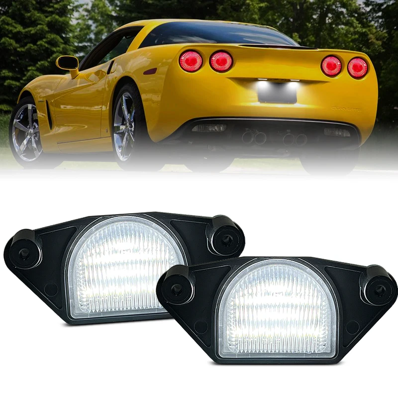 

2 шт. для Corvette GMC C1500/C2500/C3500 K1500/K2500/K3500 S15 Pickup Syclone Buick Skyhawk, белый цвет, цвет коридора, номерной знак