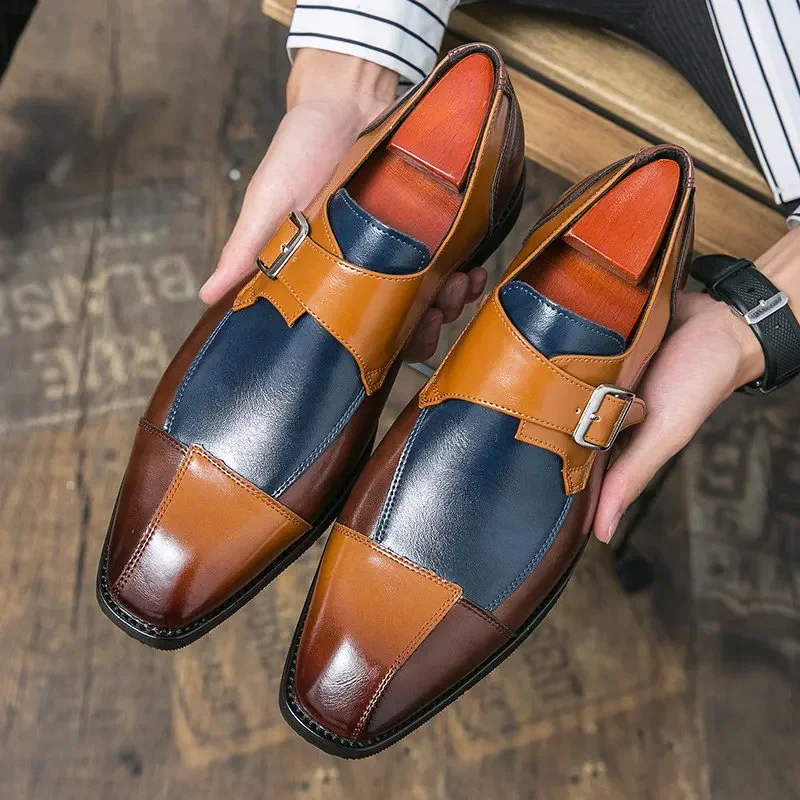 

Original Classic Man Dress Shoes Luxury Leather Loafers Men Wedding Party Shoes Casual Business Social Shoe Male Plus Size 38-48