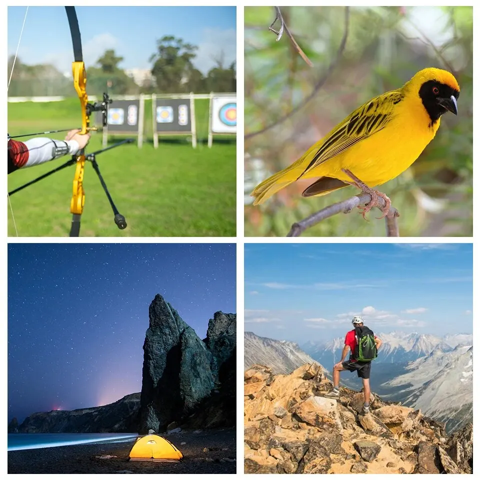 S51e751a3f1ab44a4aa5e9fea4421527d0 F9308B luneta teleskopowa monokular potężna lornetka Bak4 FMC wodoodporna ze statywem Camping