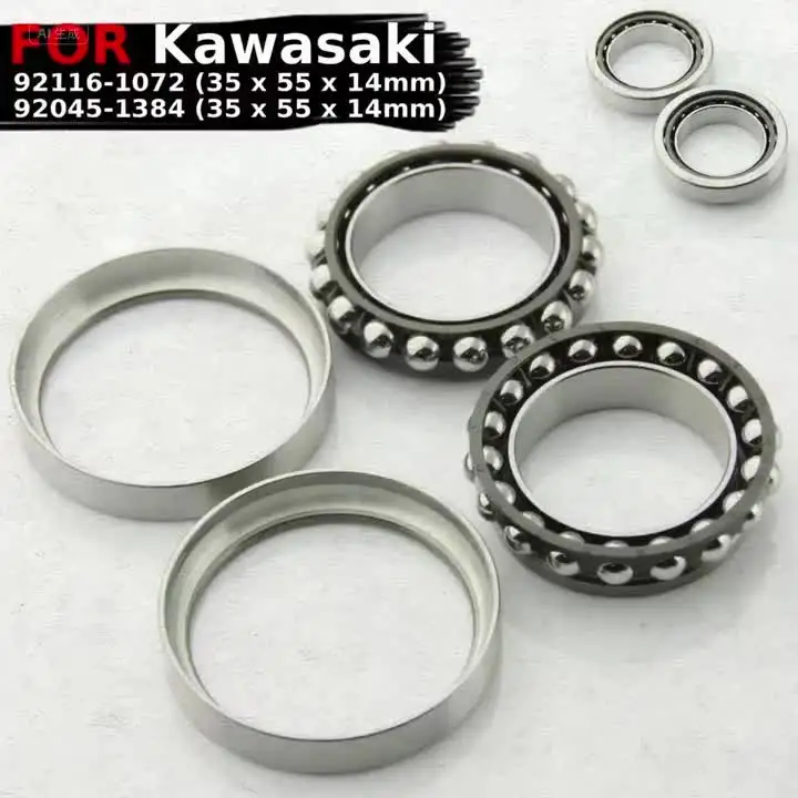 Steering Stem Bearing Head Pipe Kit For Kawasaki ZR750 Z750S Z750