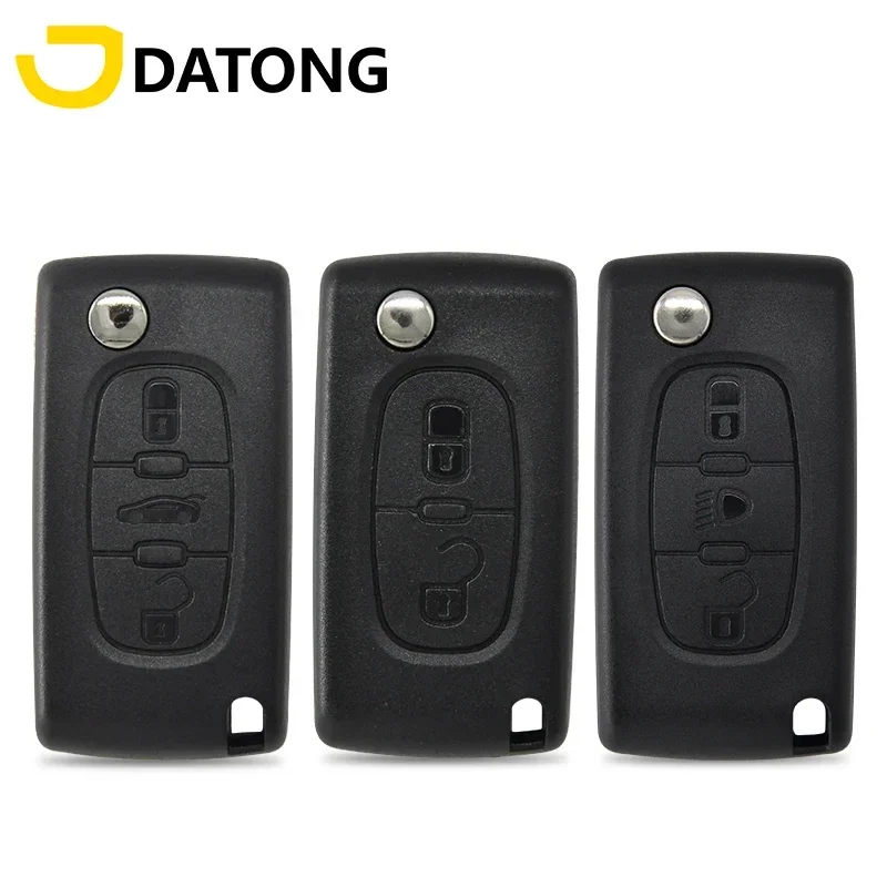 

World Car Remote Key Shell Case Datong For Peugeot 207 307 308 407 607 807 And Citroen C2 C3 C4 C5 C6 Rplace Flip Housing