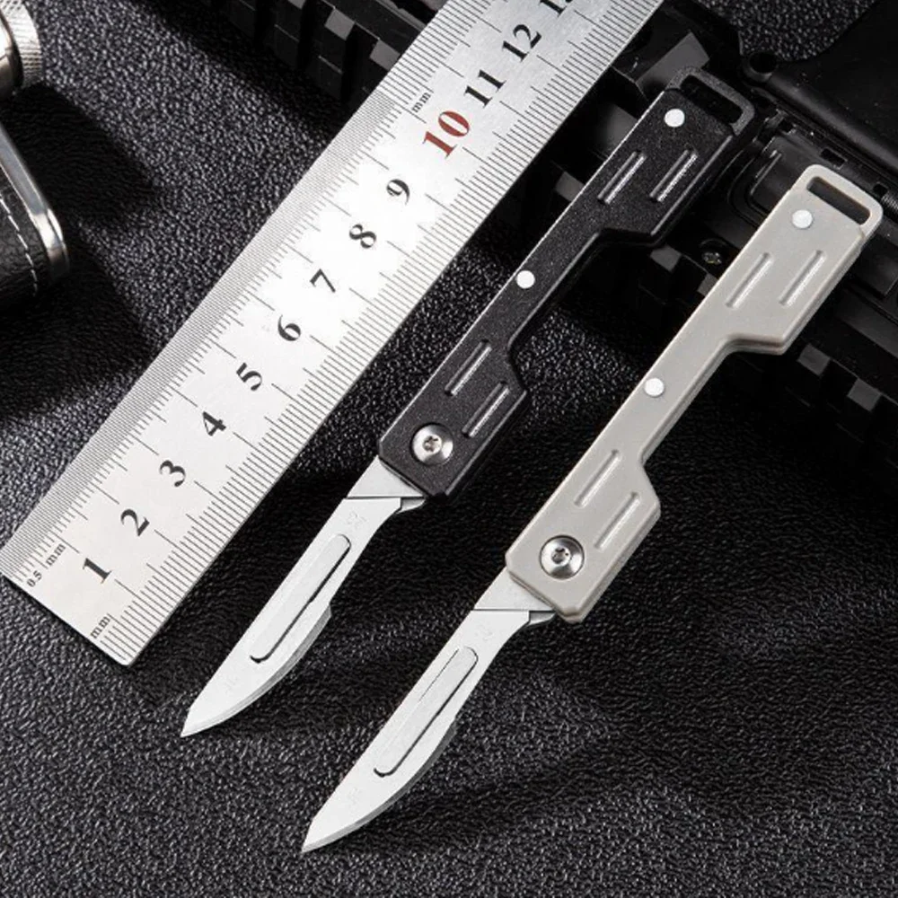 Mini Performance Folding Machinery Cost Scalpel Medical Folding Knife EDC Outdoor Unpacking Pocket Knife 3