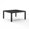 Piermont Modern Metal Outdoor Sectional Coffee Table in Black Sleek and simple UV and rust resistant  Metal (steel) 100% 2