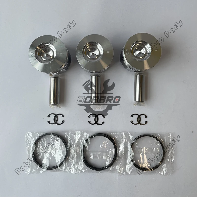 

3CD1 3CD1T Поршень с кольцами для запчастей двигателя экскаватора Isuzu