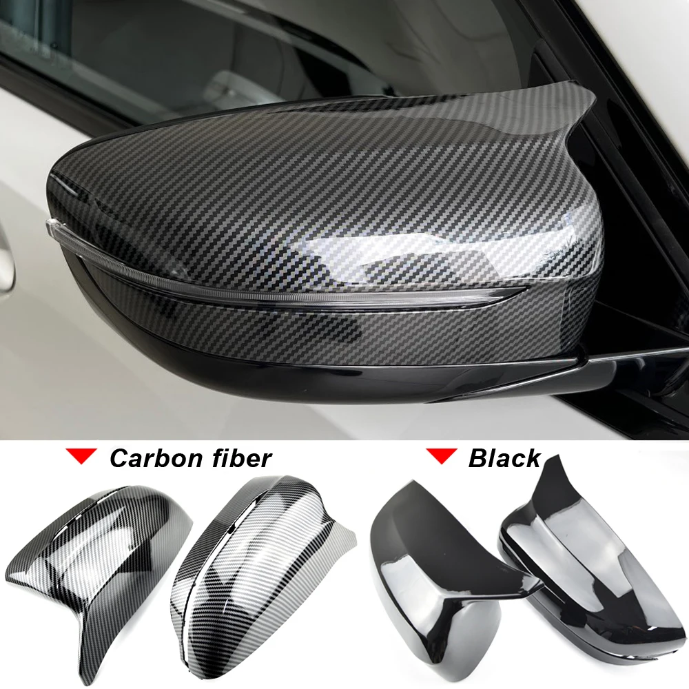 

Carbon Fiber Exterior Side Rearview Mirror Cover Trim For BMW 4 5 7 8-Series G20 G21 G28 G11 G12 G14 G15 G16 G30 G31 G38 G22